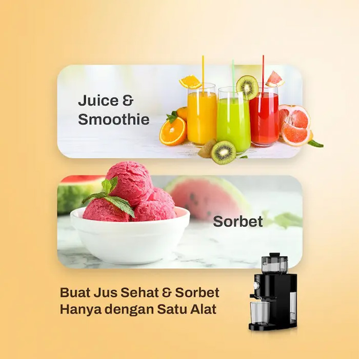Bolde Slow Juicer Ice Sorbet Maker 2 in 1 Z8